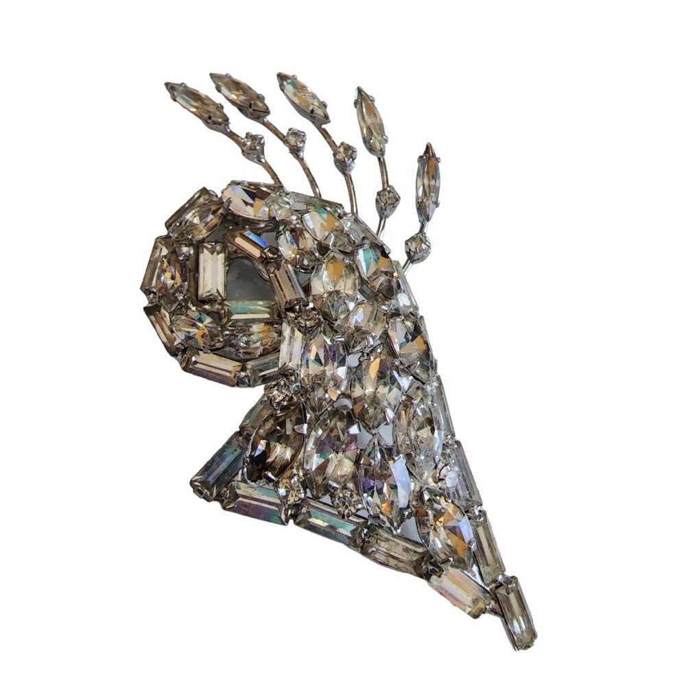 Vintage Exceptional Rhinestone Brooch (A1603)